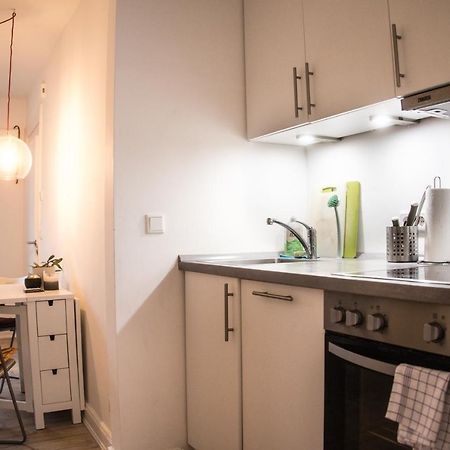 Doppelbett In Heller Wohnung Hamburk Exteriér fotografie