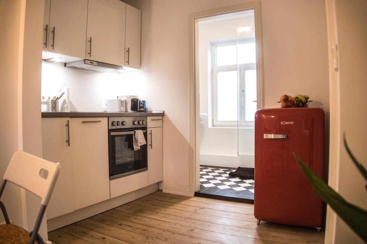Doppelbett In Heller Wohnung Hamburk Exteriér fotografie