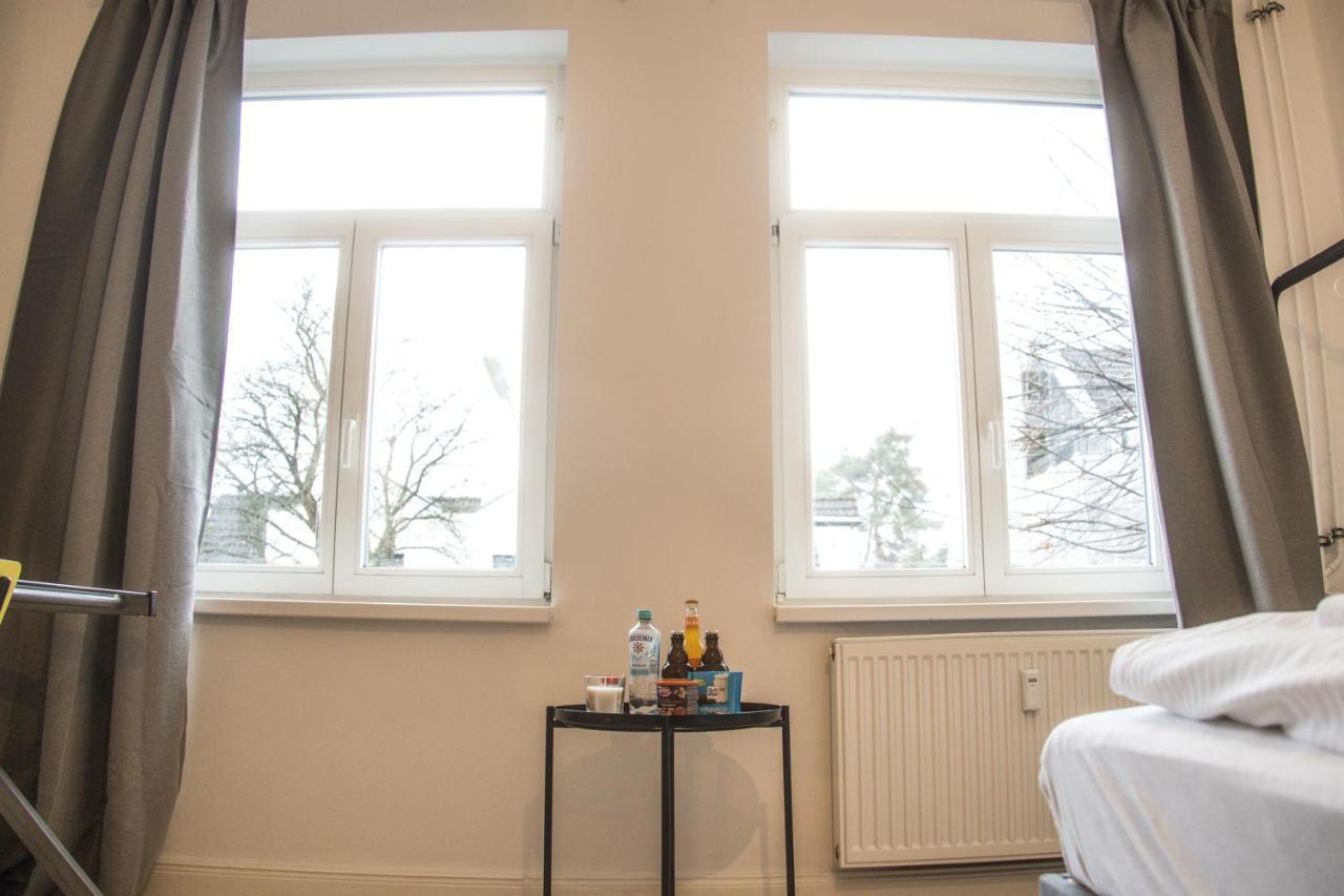 Doppelbett In Heller Wohnung Hamburk Exteriér fotografie